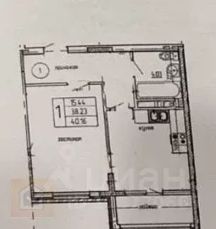 Свободной планировки кв. Крым, Симферопольский район, с. Мирное ул. ... - Фото 1