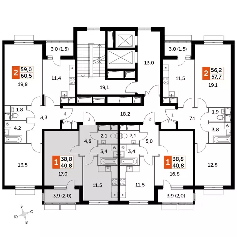 1-к кв. Московская область, Ленинский городской округ, пос. Развилка ... - Фото 2
