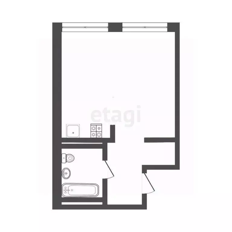 Студия Тюменская область, Тюменский муниципальный округ, д. Дударева ... - Фото 2