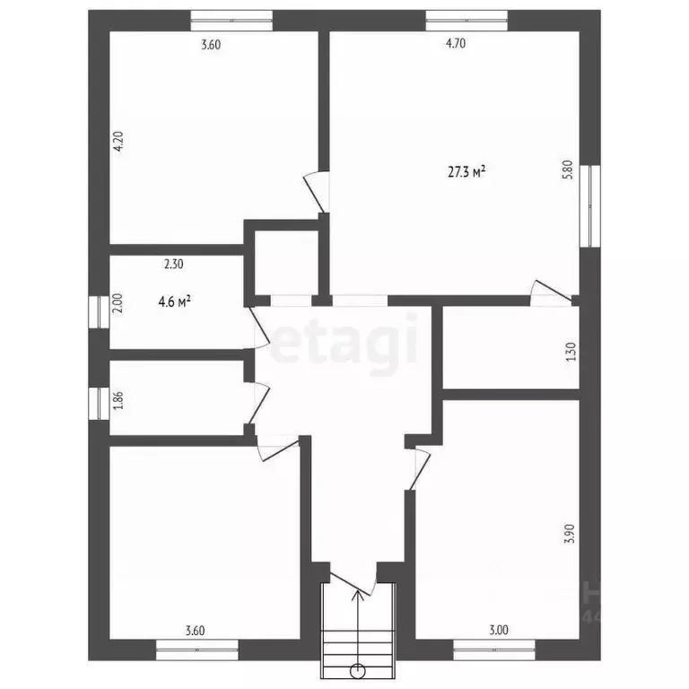 Дом в Тюменская область, Тюмень Парфеново мкр, ул. Есенина (115 м) - Фото 2