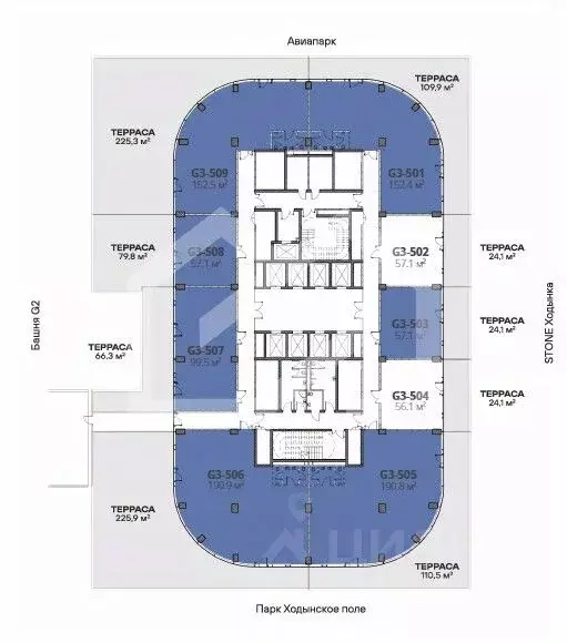 Помещение свободного назначения в Москва Ходынский бул., 20Ас1 (89 м) - Фото 2