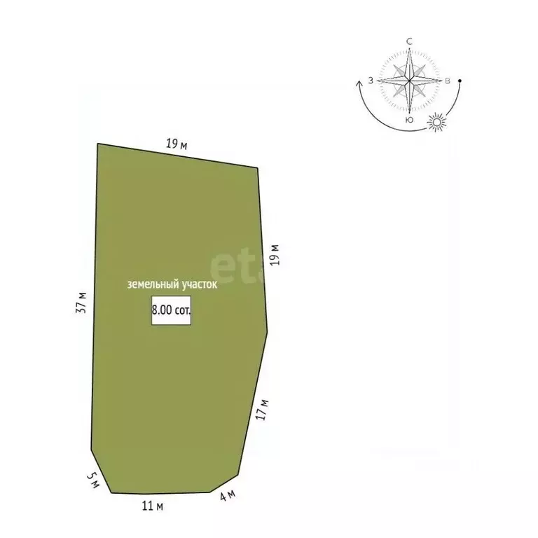 Участок в Амурская область, Благовещенск Василек СТ,  (8.0 сот.) - Фото 2