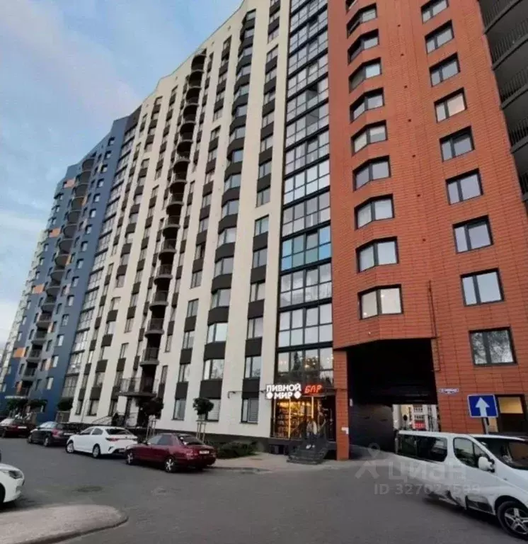 1-к кв. Калининградская область, Калининград Батальная ул., 104 (38.0 ... - Фото 1