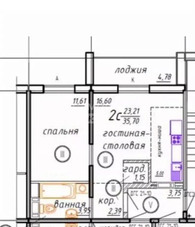 2-к кв. Челябинская область, Миасс просп. Макеева, 80 (38.1 м) - Фото 1