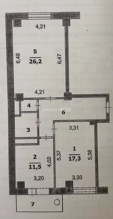 2-к кв. Белгородская область, Белгород ул. Толстого, 55 (71.5 м) - Фото 1