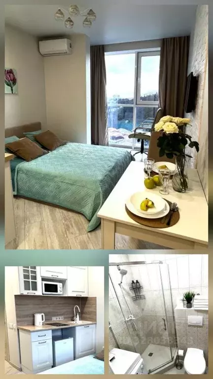 Студия Краснодарский край, Сочи Бытха мкр, ул. Ясногорская, 16/6к1 ... - Фото 2