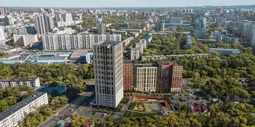 2-к кв. Хабаровский край, Хабаровск ул. Джамбула, 3 (61.7 м) - Фото 1