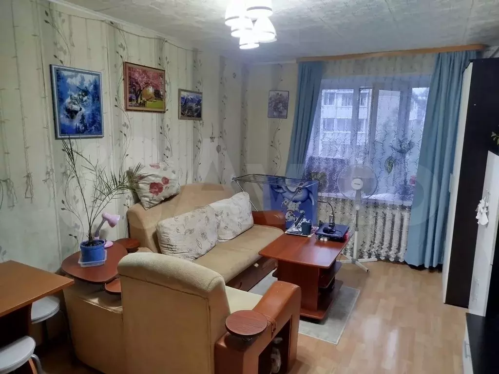 1-к. квартира, 35 м, 4/9 эт. - Фото 1