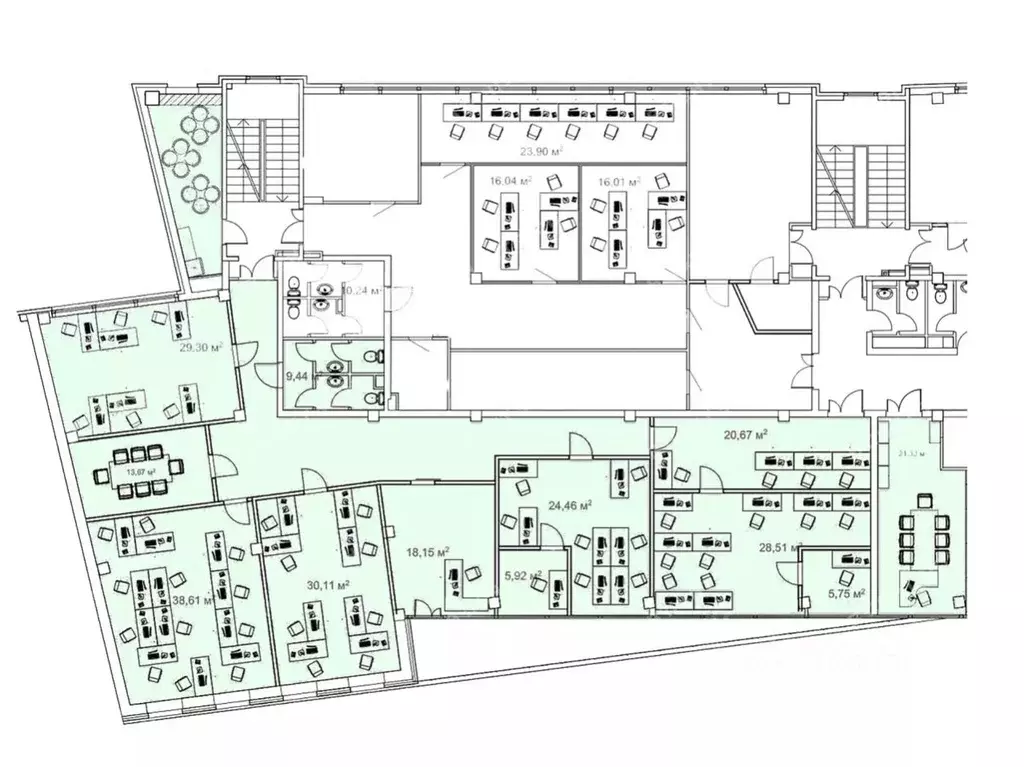 Офис в Санкт-Петербург просп. Добролюбова, 8 (310 м) - Фото 1