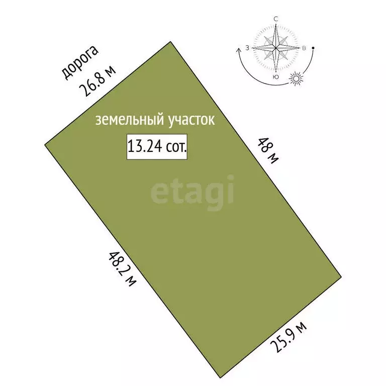 Участок в Тюменская область, Тобольский муниципальный округ, ... - Фото 1