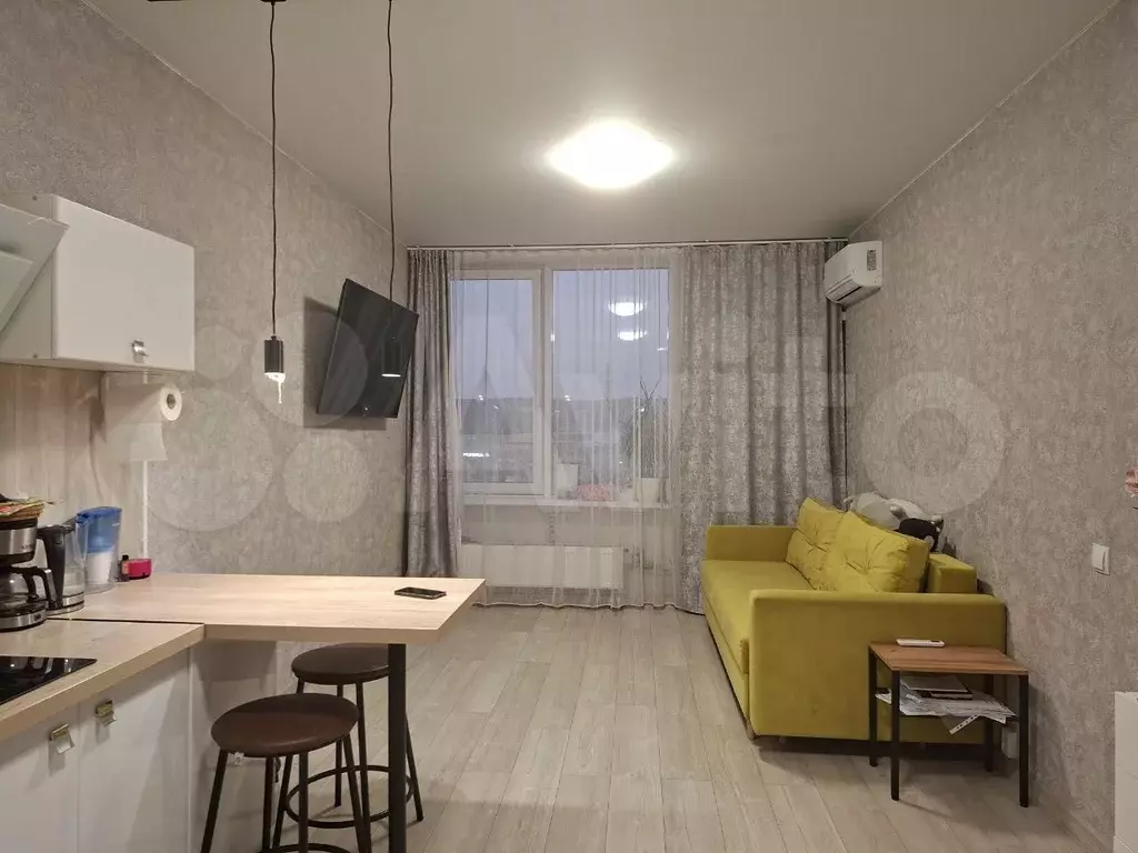 Апартаменты-студия, 25,7 м, 4/9 эт. - Фото 1