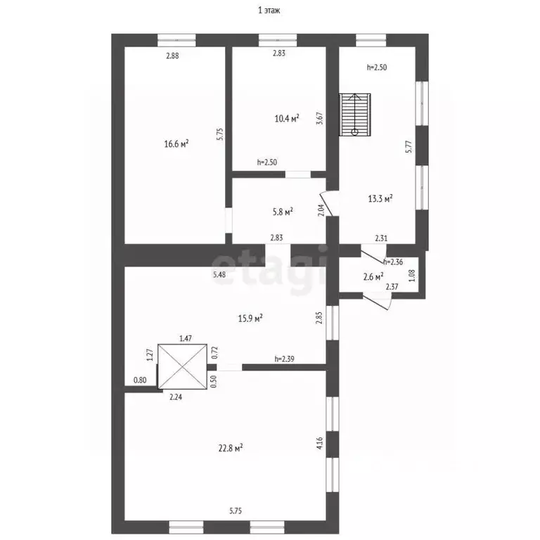 Дом в Забайкальский край, Чита ул. Рахова, 44 (99 м) - Фото 2