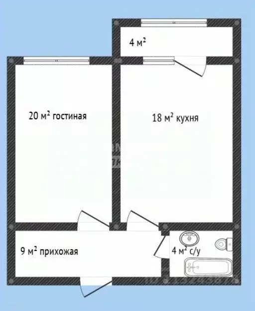 1-к кв. Дагестан, Махачкала ул. Газпромная, 15к1 (55.0 м) - Фото 1