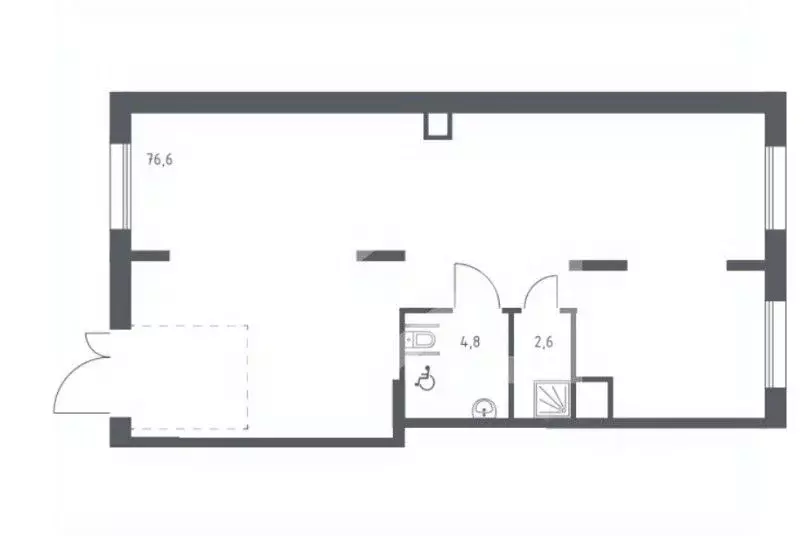 Торговая площадь в Москва ул. Золотошвейная, 5 (84 м) - Фото 2
