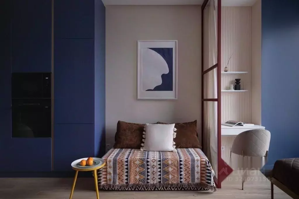 Студия Москва Мичуринский просп., 56 (27.9 м) - Фото 1