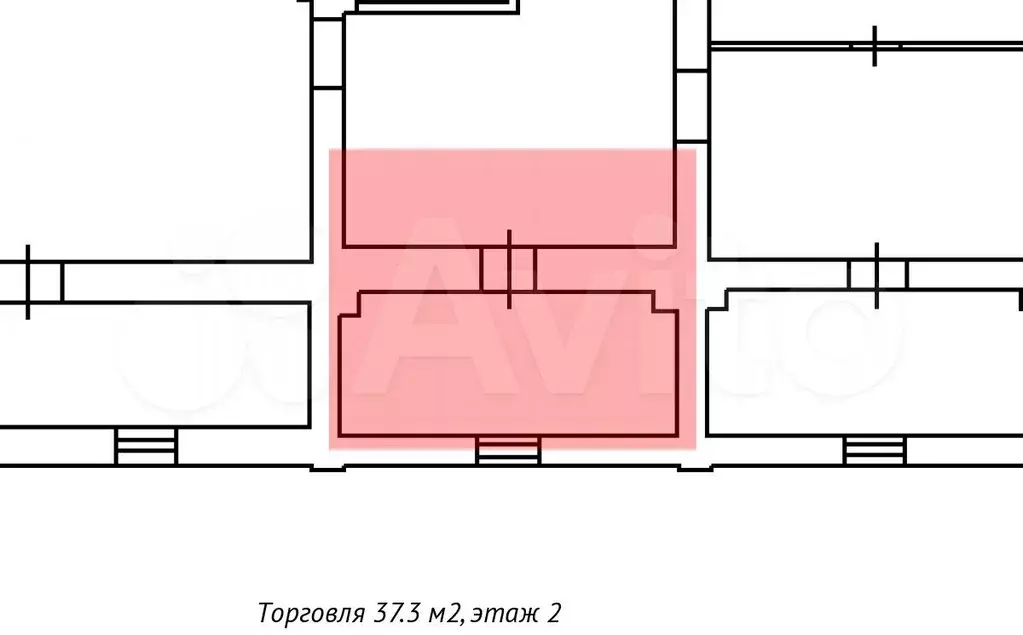 Торговля 37.3 м, высокий трафик, зона разгрузки - Фото 0