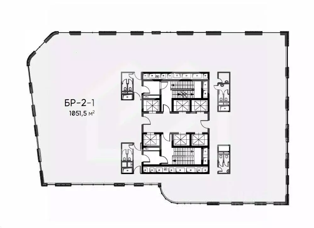 Помещение свободного назначения в Москва Холодильный пер., 3к1 (1052 ... - Фото 2