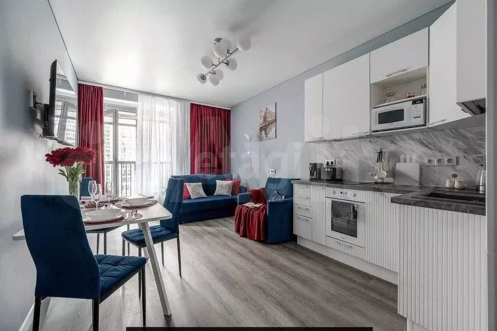 1-к. квартира, 40 м, 4/15 эт. - Фото 0