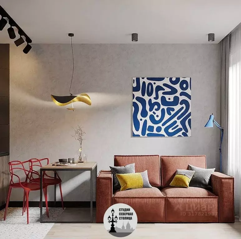 Студия Санкт-Петербург Лиговский просп., 31 (25.4 м) - Фото 0