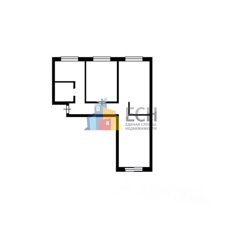 3-комнатная квартира: Москва, Севастопольский проспект, 51к2 (65 м) - Фото 2