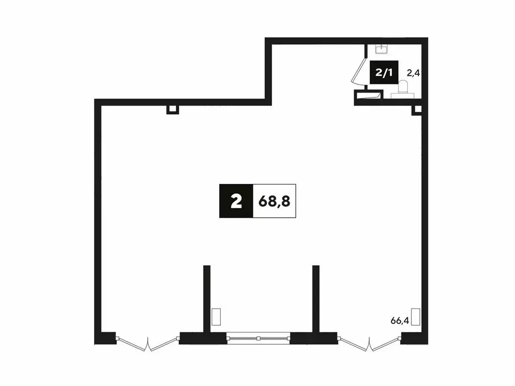 Офис (69.5 м) - Фото 1