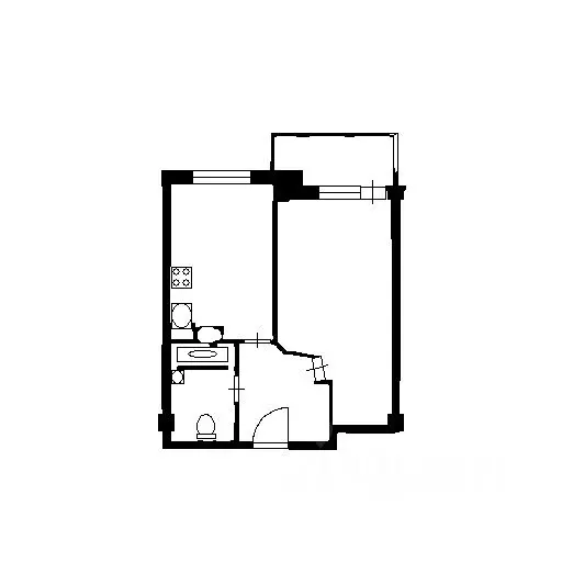 1-к кв. Ленинградская область, Всеволожск Южный мкр, ул. Доктора ... - Фото 2
