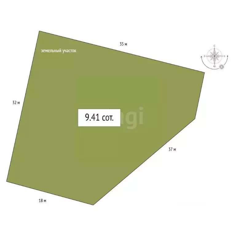 Участок в Новосибирская область, Искитим Нагорная ул. (9.41 сот.) - Фото 2