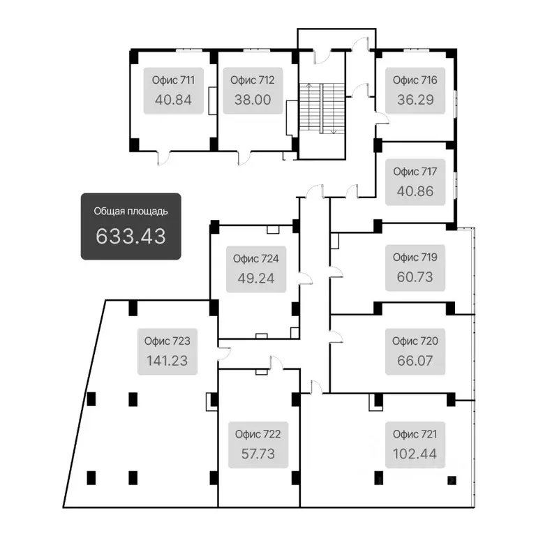 Офис в Краснодарский край, Краснодар Ставропольская ул., 19/1 (633 м) - Фото 2