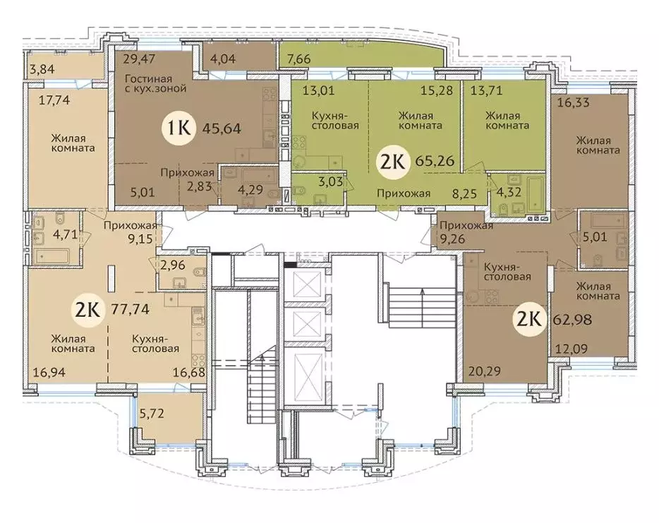2-к кв. Новосибирская область, Новосибирск ул. Дуси Ковальчук, 248/1 ... - Фото 2