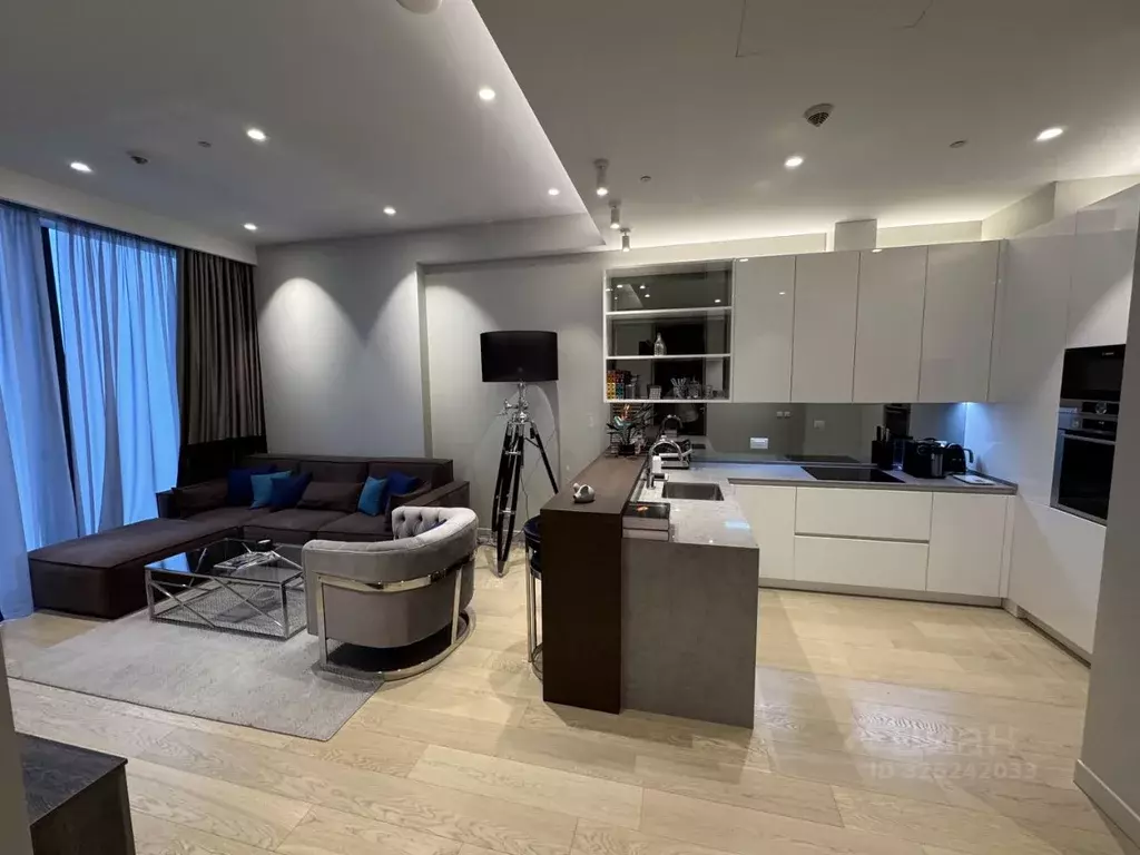 2-к кв. Москва 1-й Красногвардейский проезд, 22с2 (53.9 м) - Фото 1