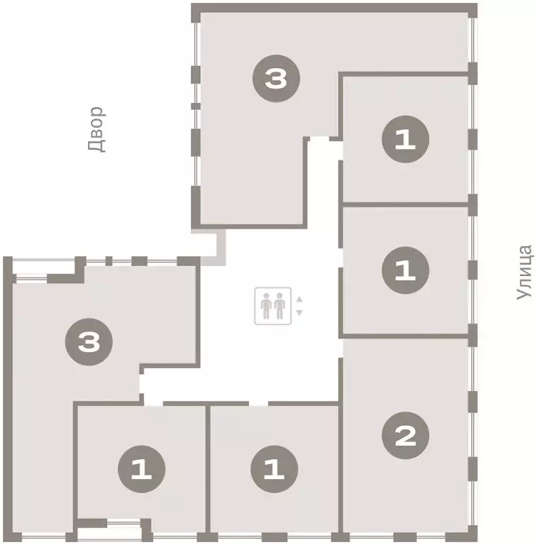 2-комнатная квартира: Тюмень, жилой комплекс Республики 205 (60.71 м) - Фото 1