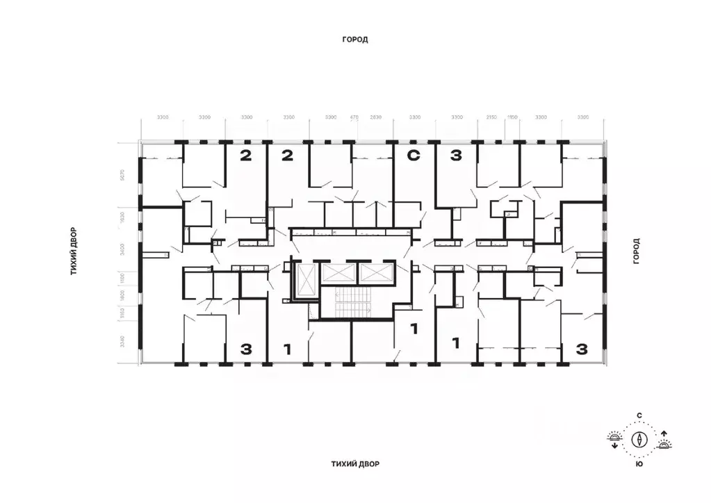 2-к кв. Свердловская область, Екатеринбург ДНК: Дом на Куйбышева жилой ... - Фото 2