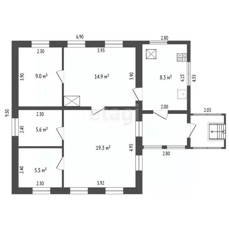 Дом в Саратовская область, Балашов Коммунистическая ул., 227 (65 м) - Фото 1