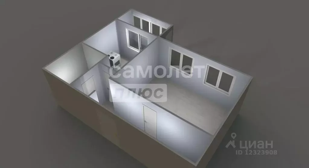 1-к кв. Московская область, Подольск проезд Электромонтажный, 5 (38.3 ... - Фото 2