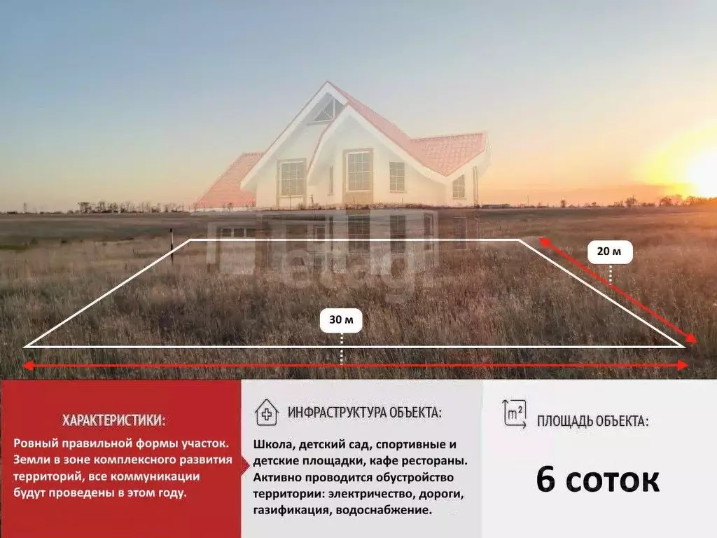 Участок в Крым, Симферопольский район, Николаевка пгт  (6.0 сот.) - Фото 1