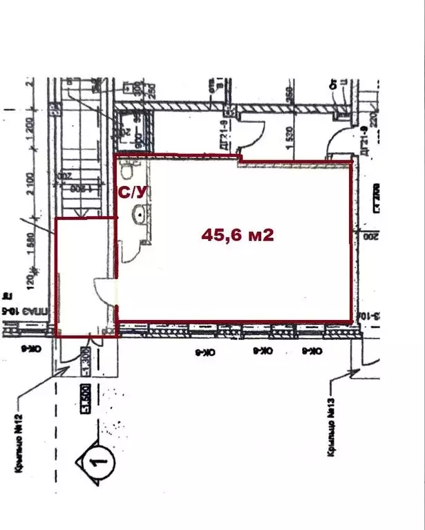 Помещение свободного назначения в Москва ш. Энтузиастов, 55 (46 м) - Фото 1
