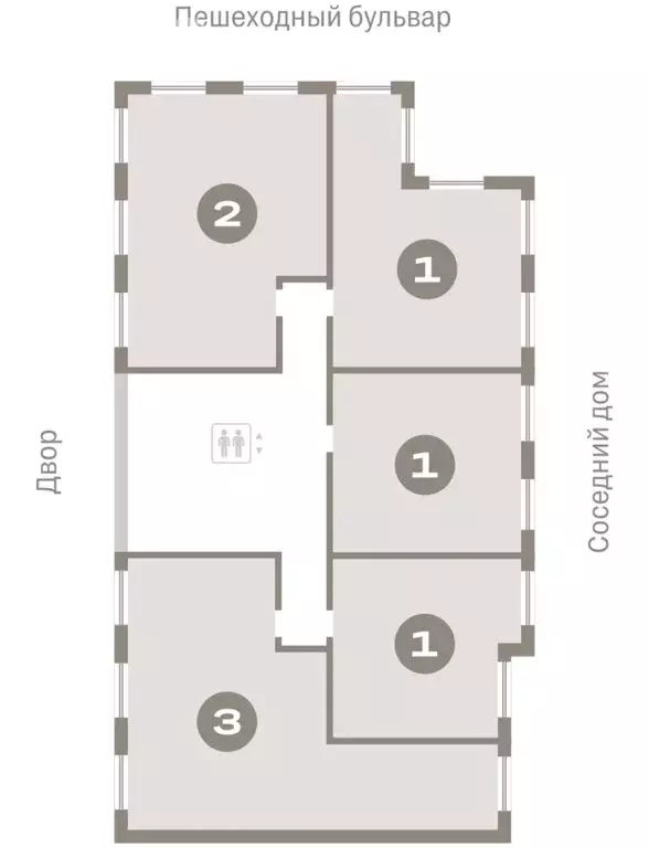 2-комнатная квартира: Новосибирский район, рабочий посёлок Краснообск, ... - Фото 2