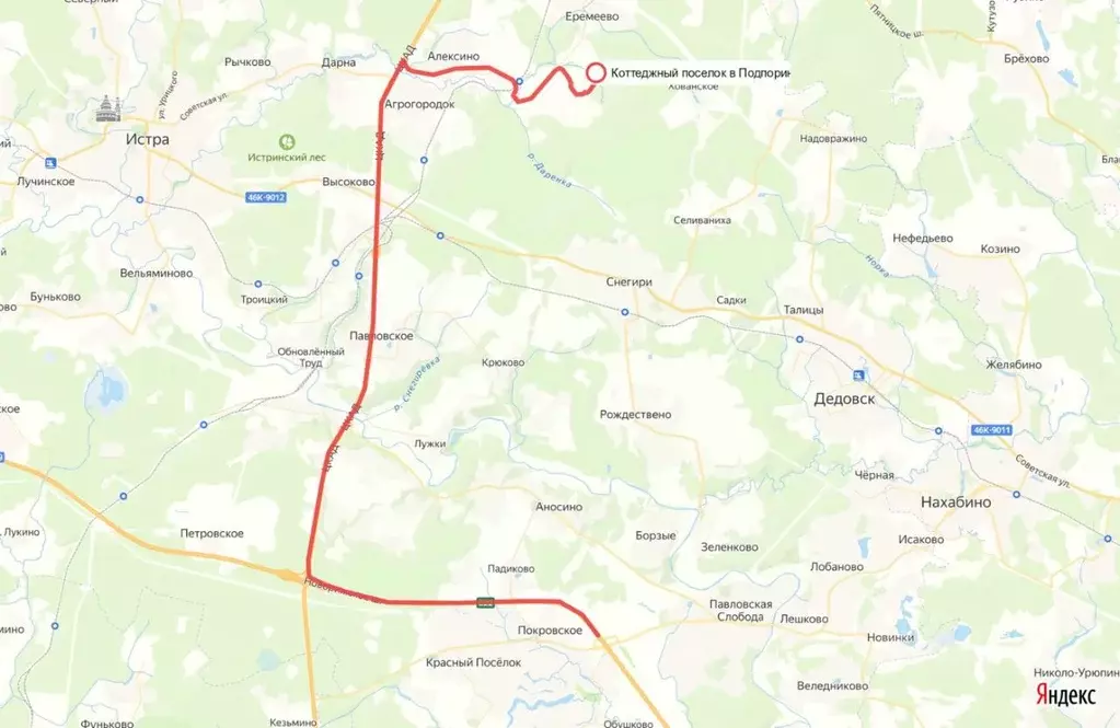 Участок в Московская область, Истра муниципальный округ, д. Подпорино  ... - Фото 2