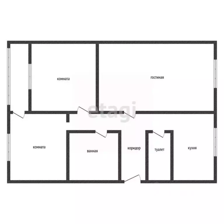 3-к кв. Иркутская область, Ангарск 17-й мкр, 13 (67.9 м) - Фото 2