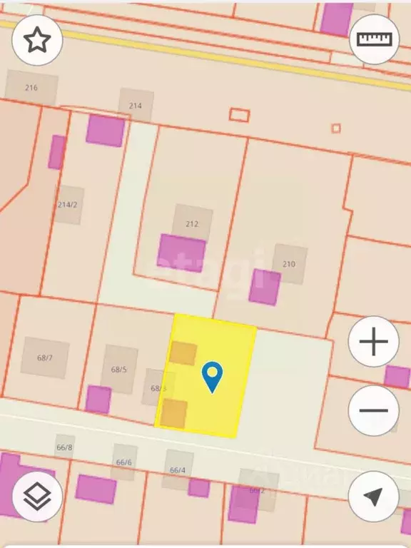 Участок в Амурская область, Благовещенск Новая ул., 68/3 (6.8 сот.) - Фото 1