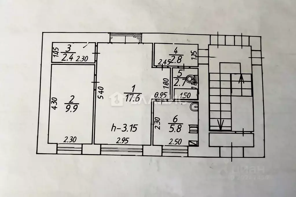 2-к кв. Калужская область, Сухиничи ул. Победы, 14 (41.2 м) - Фото 2