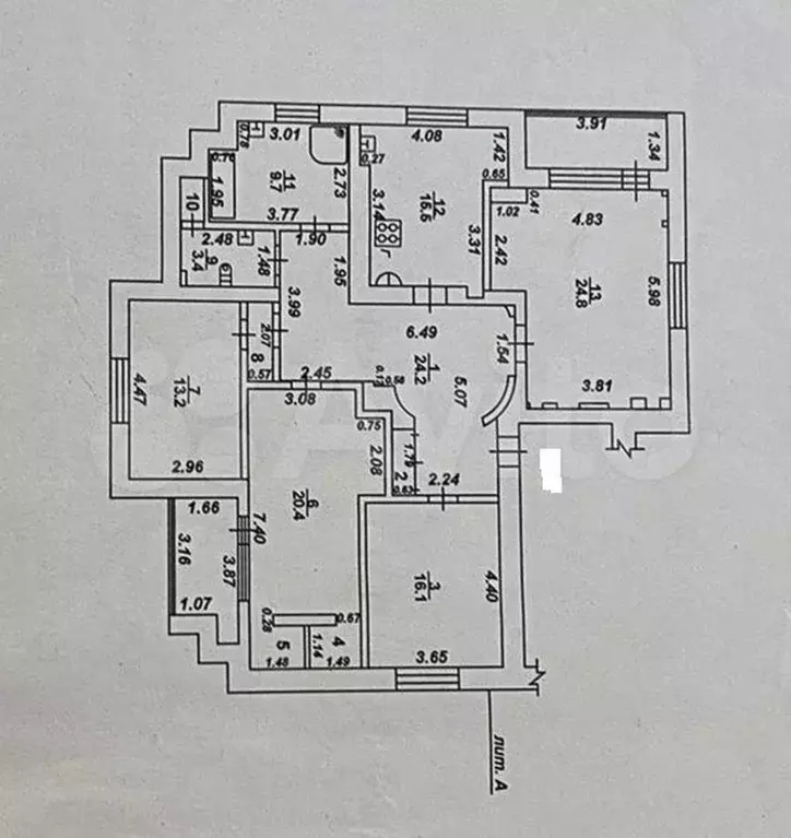 4-к. квартира, 134 м, 2/4 эт. - Фото 0