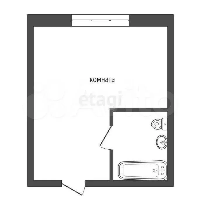 Квартира-студия, 17 м, 3/6 эт. - Фото 0