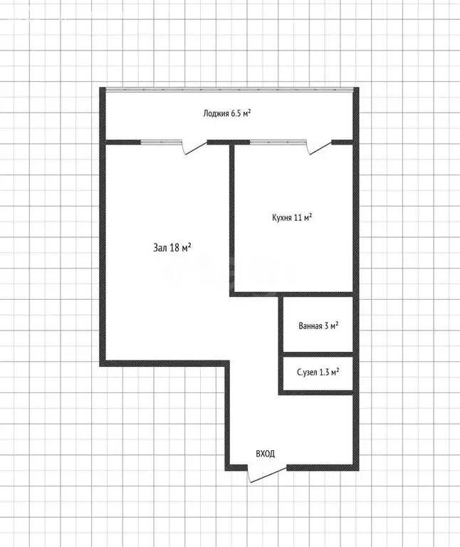 1-комнатная квартира: Махачкала, проспект Гамидова, 49к6 (49 м) - Фото 1