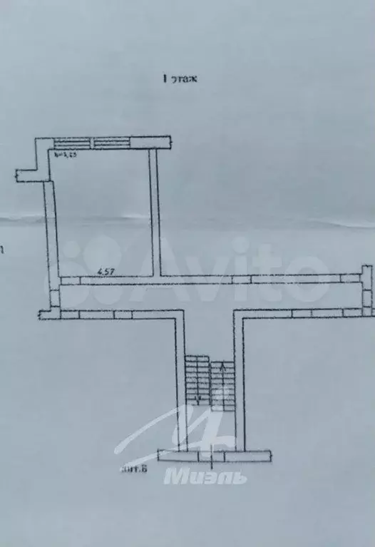 1-к. квартира, 31,4 м, 1/4 эт. - Фото 1