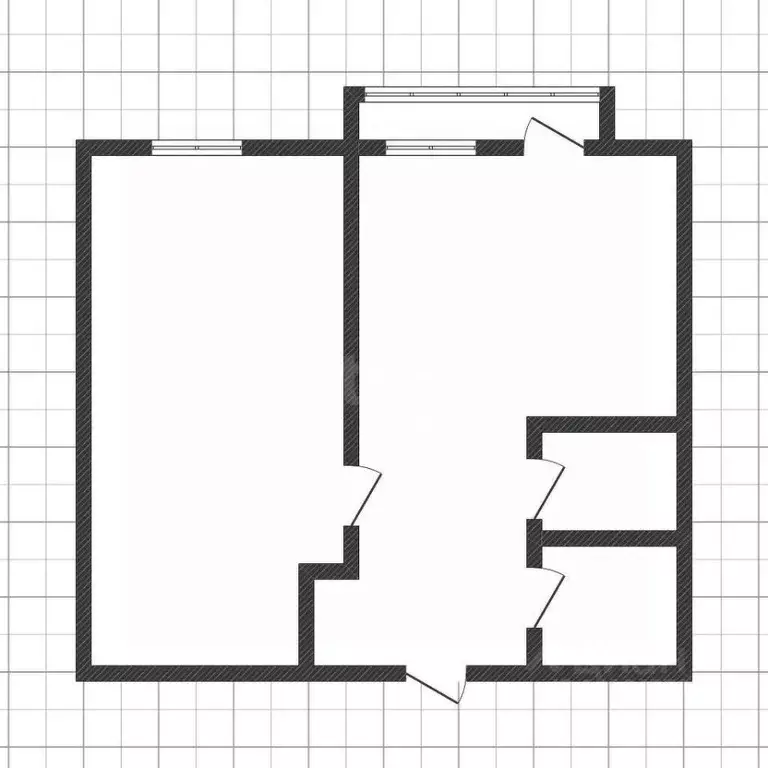 1-к кв. Курская область, Курск Пески мкр, ул. 3-я Песковская, 1 (35.0 ... - Фото 2