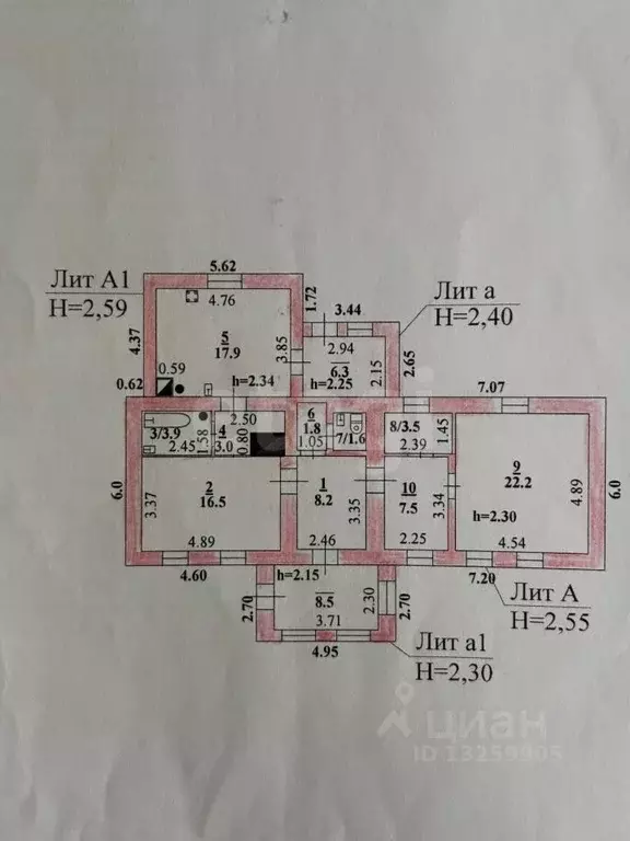 Дом в Липецкая область, Лебедянский район, Большепоповский сельсовет, ... - Фото 2