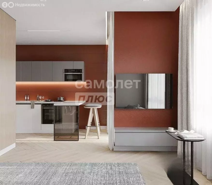 1-комнатная квартира: Одинцово, улица Маршала Бирюзова, 7к2 (32 м) - Фото 1