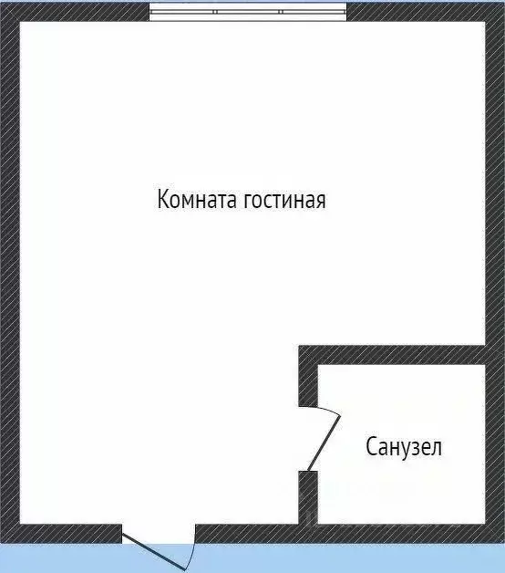 Студия Приморский край, Владивосток ул. Надибаидзе, 34 (23.0 м) - Фото 1