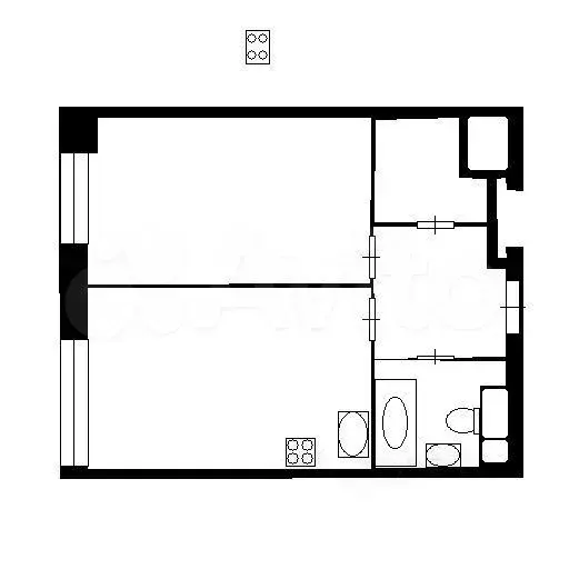 1-к. квартира, 55 м, 8/28 эт. - Фото 0